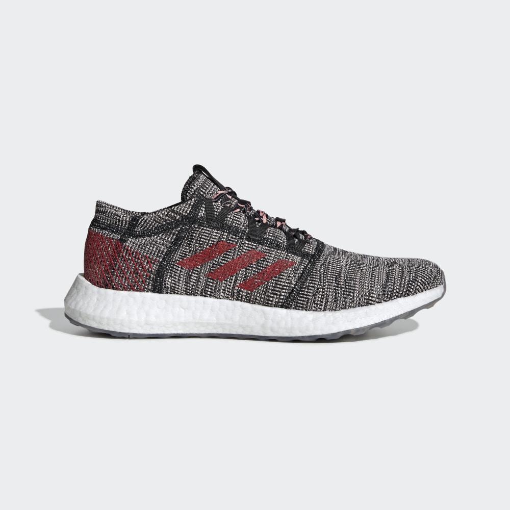 Adidasi Alergare Adidas Pureboost Go Barbati Romania - Negrii/Rosii Inchis/Portocalii F36193